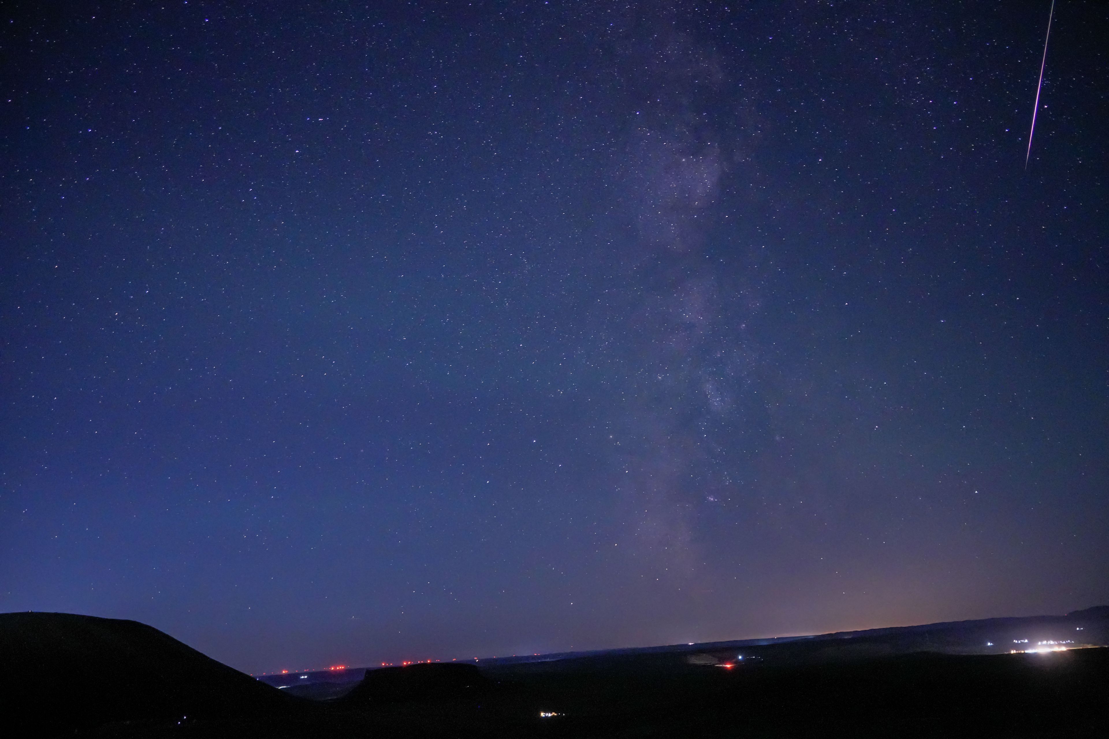 英仙座流星雨北半球夏季银河